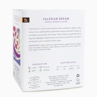 Rishi Tea Valerian Dream
