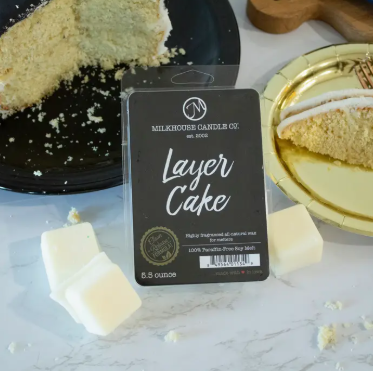 5.5 oz Wax Melts: Layer Cake- Milkhouse Candle Company