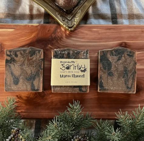 Warm Flannel Goat Milk Soap