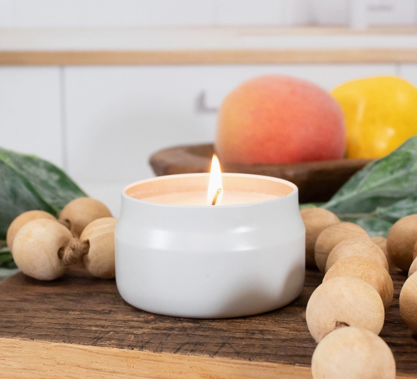 3.75 oz Traveler Tin Candle: Oatmeal, Milk, & Honey- Milkhouse Candle Company
