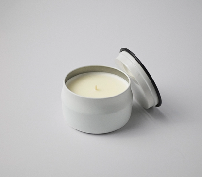 3.75 oz Traveler Tin Candle: Oatmeal, Milk, & Honey- Milkhouse Candle Company
