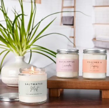 Saltwater Mist 7 oz Classic Statement Candle- Milkhouse Candle Company