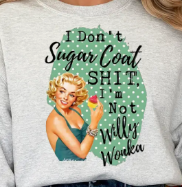 Sugar Coat Sh!t Unisex Tee Sport Grey