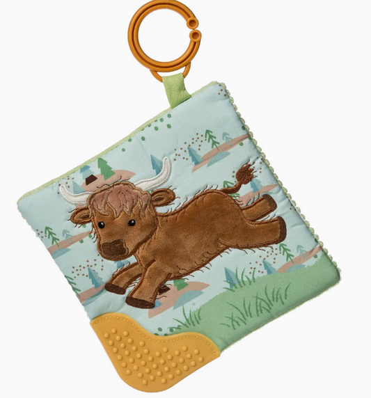 Hetty Highland Cow Crinkle Teether