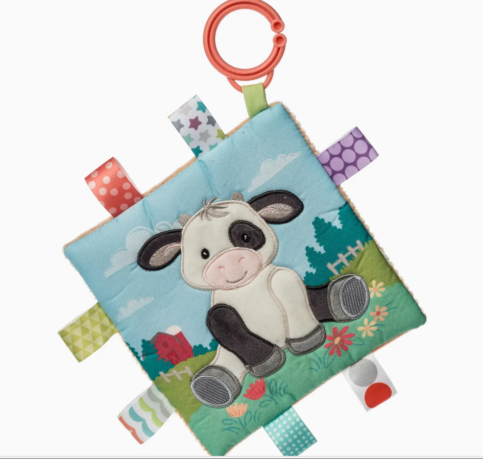 Taggies Buttercup Cow Crinkle Me