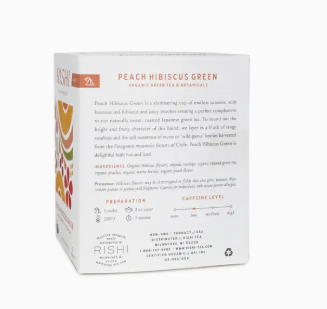 Rishi Tea Peach Hibiscus Green