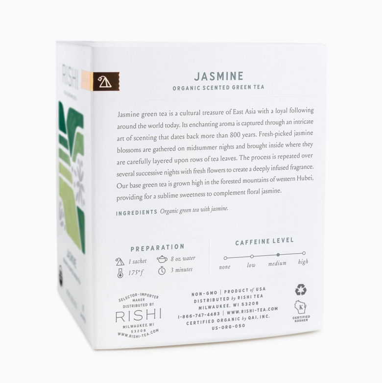 Rishi Tea Jasmine Organic Green